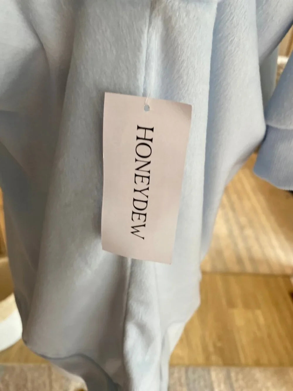 NEW Honeydew Simply Cozy Sleigh Pajama Set Frosty Blue Medium